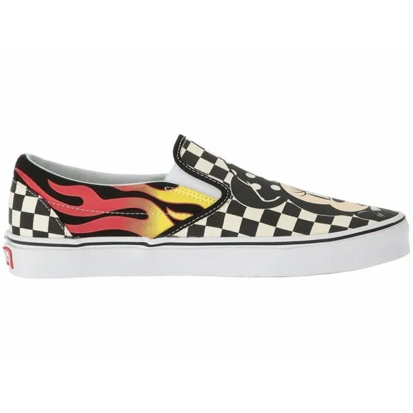 Vans Kids Youth x Disney Mickey &amp; Minnie Mouse Classic Slip-On Shoes