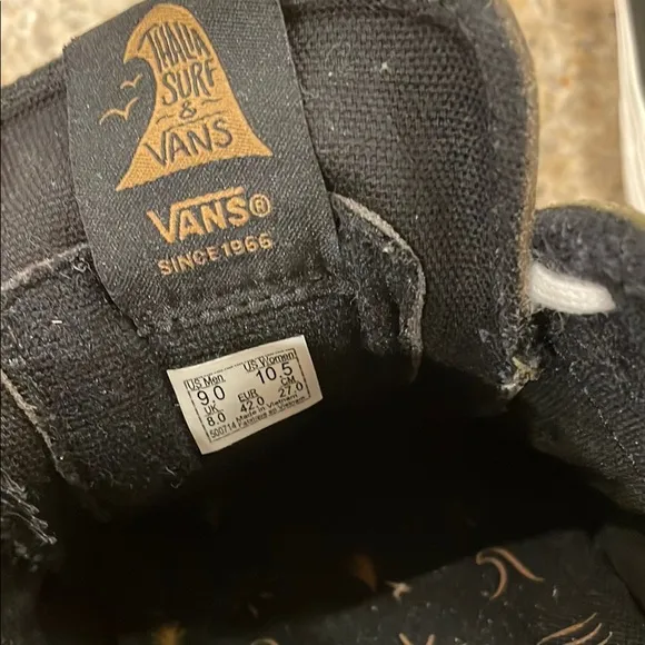 Vans off the Wall Thalia Surf X Men's 9 Sneakers Ultracush Insole Rare lace up