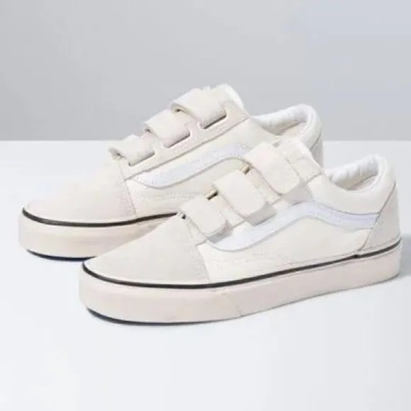 VANS Old Skool V Pro Sneaker (Women), Size 8.5, Beige/Marshmallow, Classic NWT