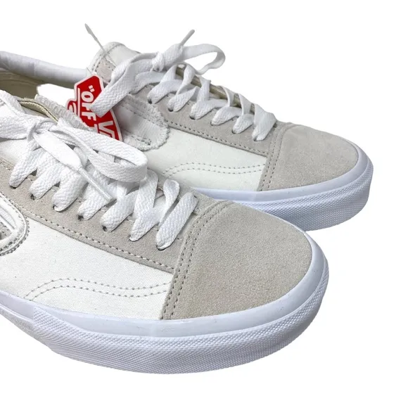 VANS Slip On Cream Check Sneakers Canvas Suede Shoes Skate Men Custom ALSU01255