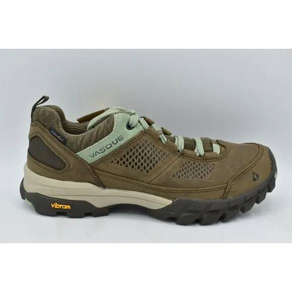 Vasque Women Size 9.5 Talus AT Low UltraDry Waterproof Bungee Brown Hiking Shoes
