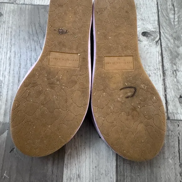 Veronica Beard Lavender Purple Geno Platform Thong Flip Flop Sandals Size 7 READ