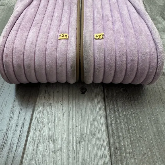 Veronica Beard Lavender Purple Geno Platform Thong Flip Flop Sandals Size 7 READ
