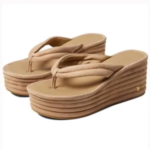 Veronica Beard Sandals Geno Sand Suede Platforms
