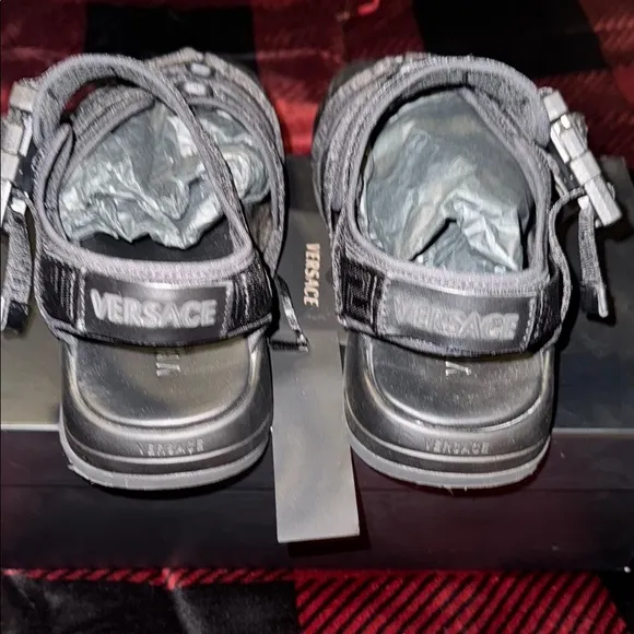 Versace Black Sandals