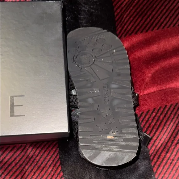 Versace Black Sandals