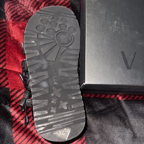 Versace Black Sandals