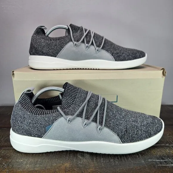 Vessi Cityscape Classic Mens Size 12 Lace Up Waterproof Shoes Sneakers Gray