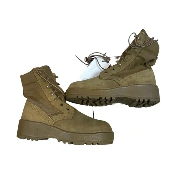 Vibram Hot Weather Coyote combat Boots • NWT • Size 5R