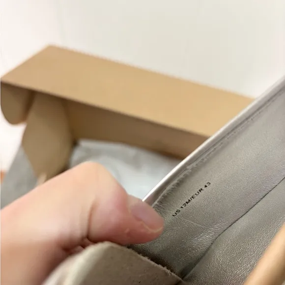 Vince Blair silver sneakers slip on casual size 12 women’s new