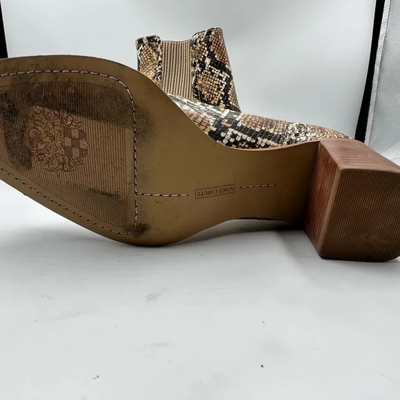 Vince Camuto Jentilly Ankle Boots, Snake Print, Women's 8 M