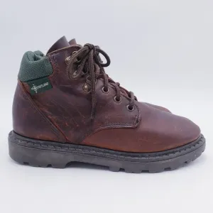 Vintage 90s Eastland Womens Size 8 Brown Leather Lace Up Ankle Boots