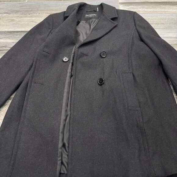 Vintage Forecaster of Boston Wool Blend Coat Double Breasted Long Blazer Plus 18
