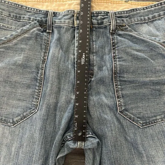 Vintage Ralph Lauren Mens Jeans 38x30 100% Cotton Ayton Carpenter Blue Relaxed