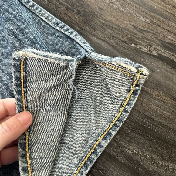 Vintage Ralph Lauren Mens Jeans 38x30 100% Cotton Ayton Carpenter Blue Relaxed