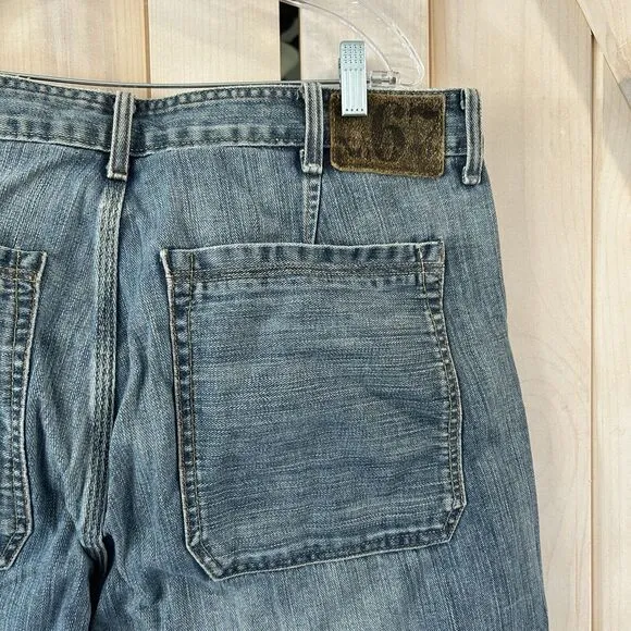 Vintage Ralph Lauren Mens Jeans 38x30 100% Cotton Ayton Carpenter Blue Relaxed