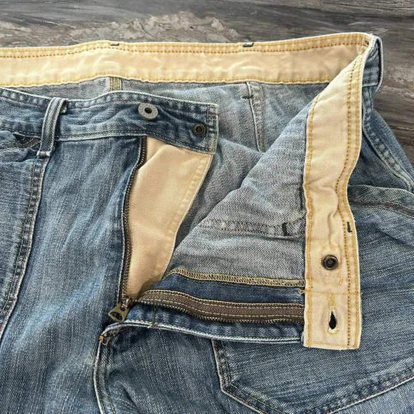 Vintage Ralph Lauren Mens Jeans 38x30 100% Cotton Ayton Carpenter Blue Relaxed