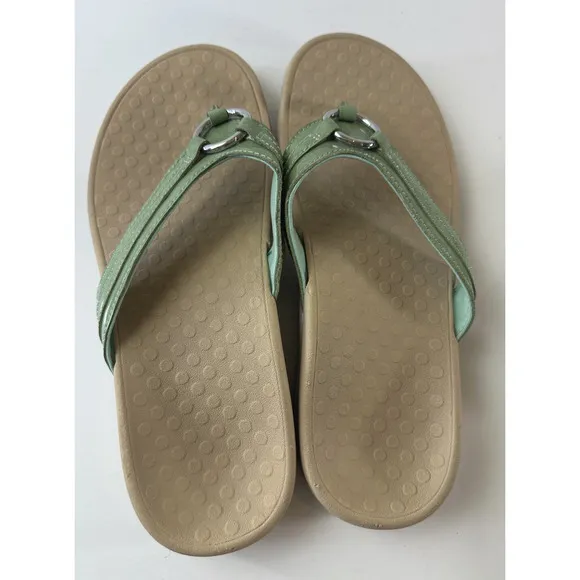 Vionic Bundle Lot of 3 Sets of Sandals Aloe &amp; Floriana Flip Flops Women's Size 9