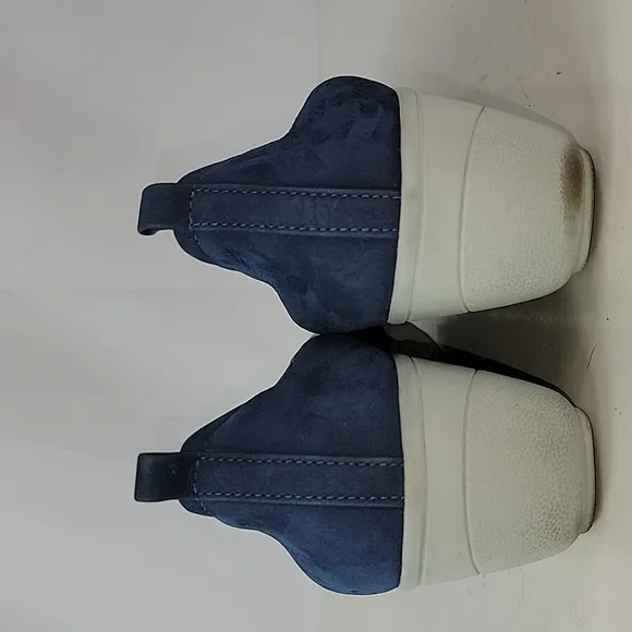 Vionic Jacey Wedge Slip-Ons Blue Navy Women's Shoes