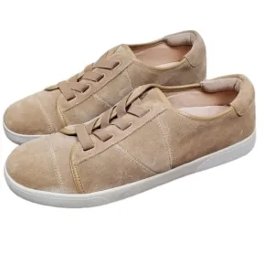 VIONIC Jean Tan Suede Comfort Slip On Elastic Sneakers Women's 10