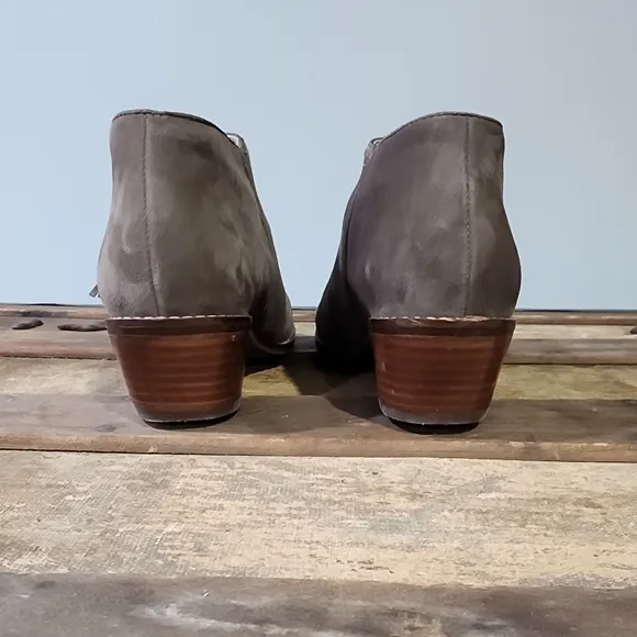 Vionic Joy Serena Weather Resistant Suede Chelsea Boots with Tassled Side Zipper