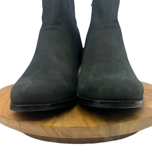 Vionic Roselyn Ankle Boots Women's Size 7 Black Leather Weather Resistant