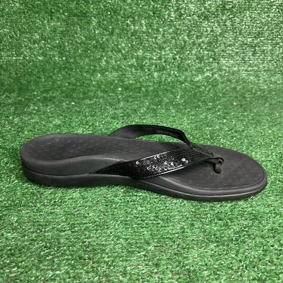 Vionic Tide Sandals Women's Size 11M Black Flip Flops - NEW
