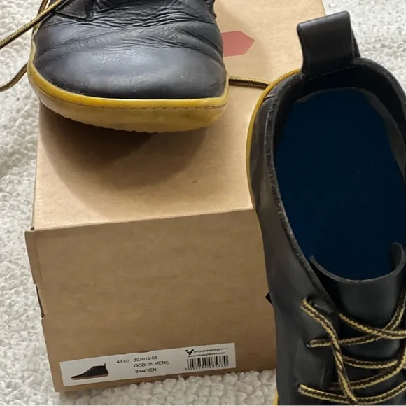 Vivobarefoot Gobi III Barefoot Leather Boots | EU 43 | W/ Naboso Insoles
