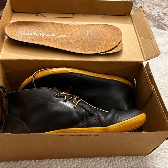 Vivobarefoot Gobi III Barefoot Leather Boots | EU 43 | W/ Naboso Insoles