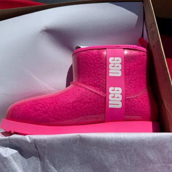 Waterproof UGG Kids Pink Boots