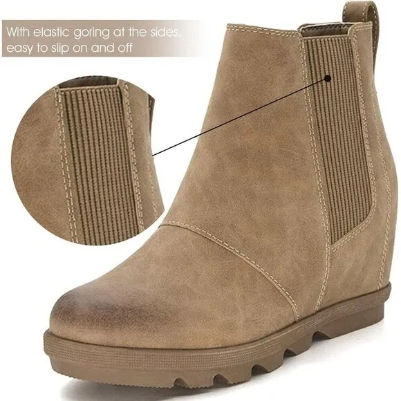 Wedge Boots Comfortable Ankle Booties for Women's
