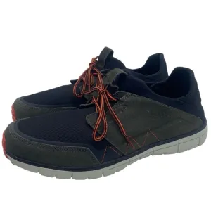 Wolverine Mens Shoes Casual Sneakers Sz 9 Black Taupe Leather Low Top Lace Up