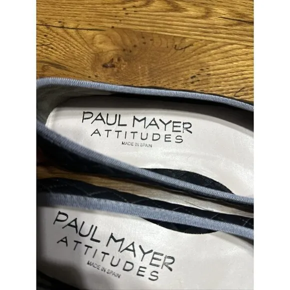 Woman’s PAUL MAYER - BEST QUILTED LEATHER BALLET FLAT 6 1/2 B $225 Retail
