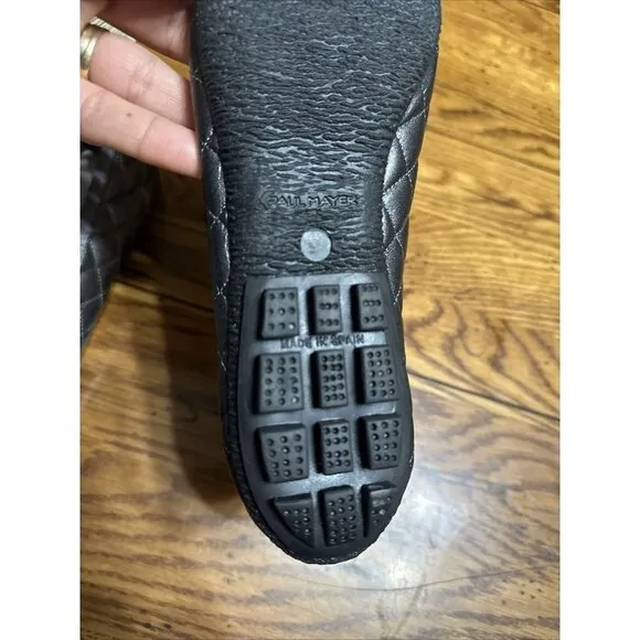 Woman’s PAUL MAYER - BEST QUILTED LEATHER BALLET FLAT 6 1/2 B $225 Retail