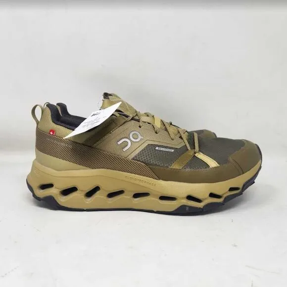 Women's 10.5 ON Cloudhorizon WP waterproof hiking shoes sneakers Safari / Olive