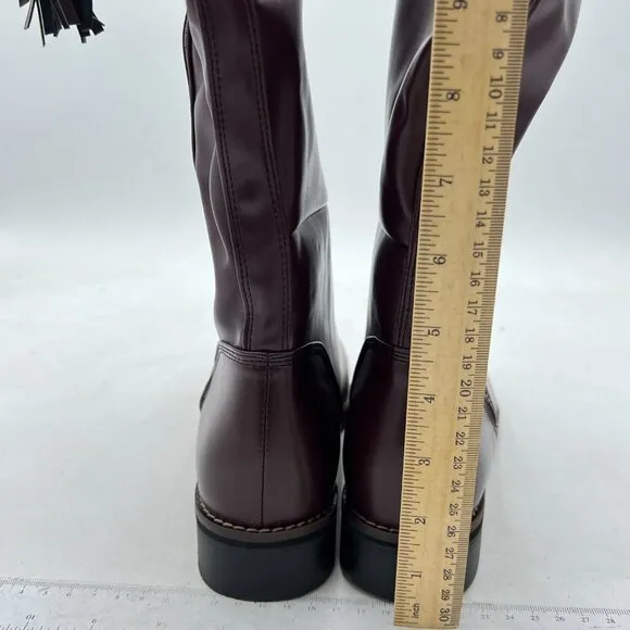 Women's Brown Over The Knee Boots Fashion Black Brown Walking Boots