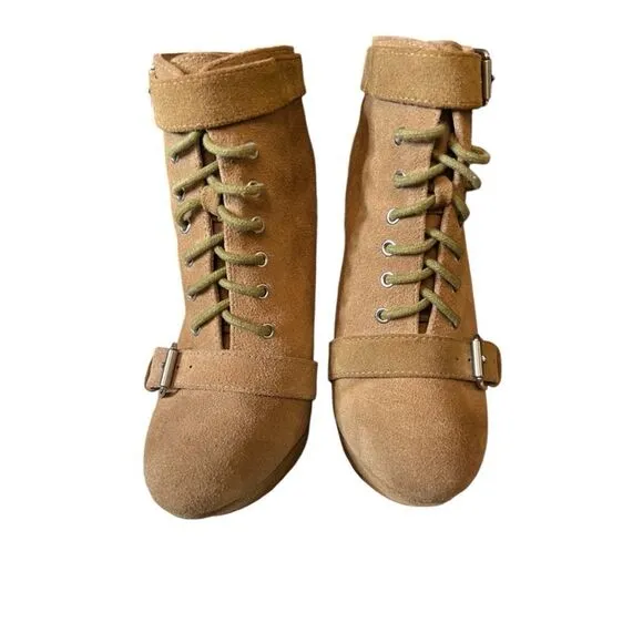 Women's Colin Stuart Boots Tan Size 8.5 B