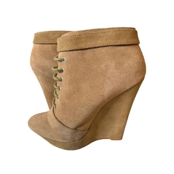 Women's Colin Stuart Boots Tan Size 8.5 B
