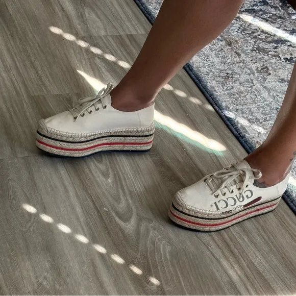 Women's Gucci Espadrille Sneakers