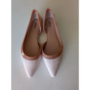 Women's Melissa Flats Size 8 Pink and Brown