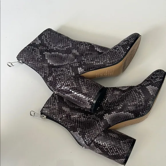 Women's Snakeskin Ankle Boots