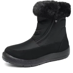 Women's Snow Ankle Boots Waterproof Slip On Fur Lined Winter Short Booties