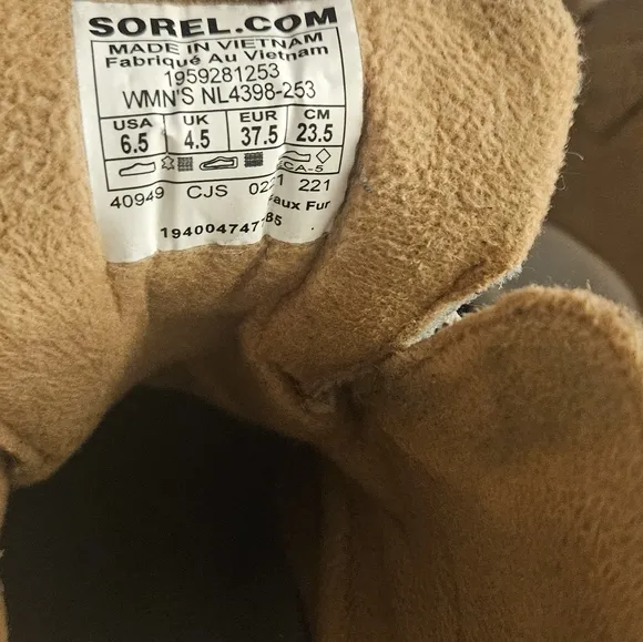 Womens Sorel Kinetic Renegade Caribou Boot
