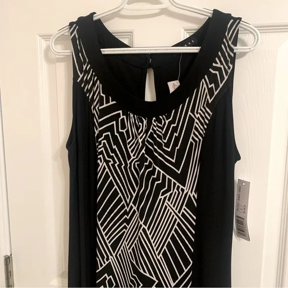 Women’s Tribal Geometric Design Maxi Dress