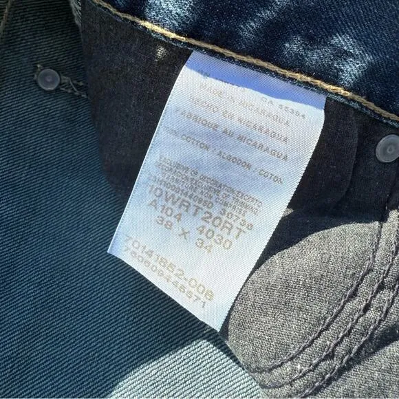 Wrangler Retro Relaxed Boot Cut Blue Jeans Cowboy Western 10WRT20RT Size 38x34