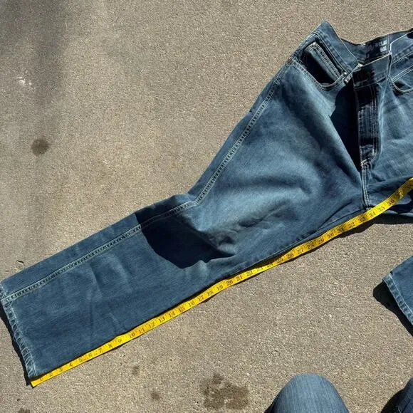 Wrangler Retro Relaxed Boot Cut Blue Jeans Cowboy Western 10WRT20RT Size 38x34