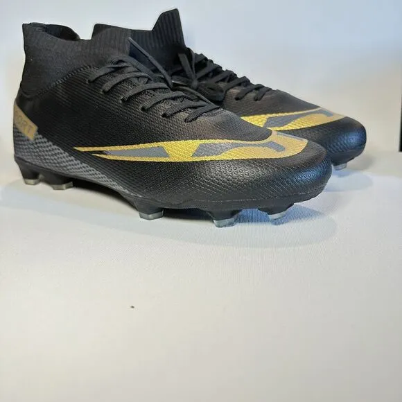 YEFDG Men Soccer Boots Size 44/ Us 10 Football Shoes Cleats‎ Spike Shoes