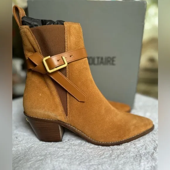 Zadig &amp; Voltaire Tyler Suede Ankle Boot