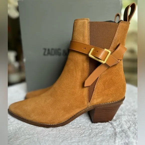 Zadig &amp; Voltaire Tyler Suede Ankle Boot