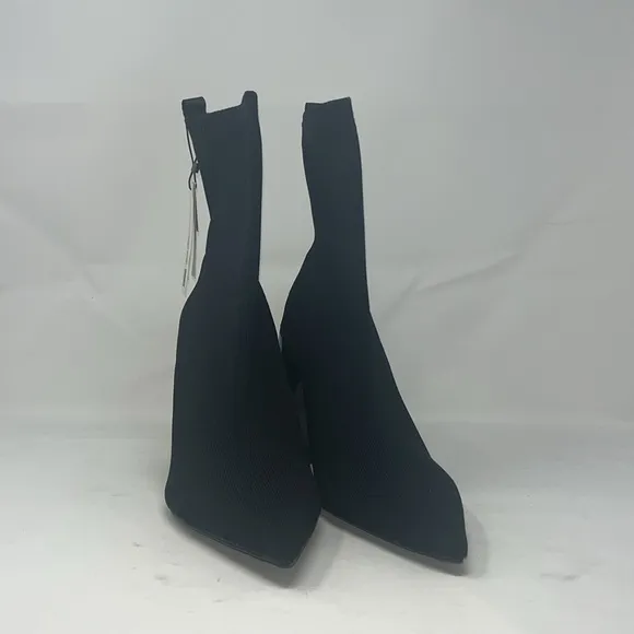 ZARA FABRIC HEELED ANKLE BOOTS SZ 9 EU 40